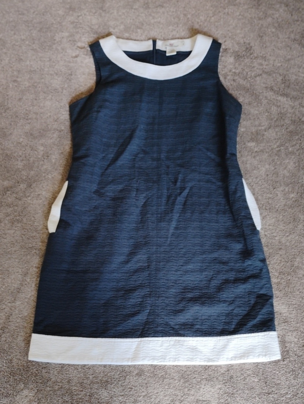 Vineyard Vines Sailor Dress Navy White